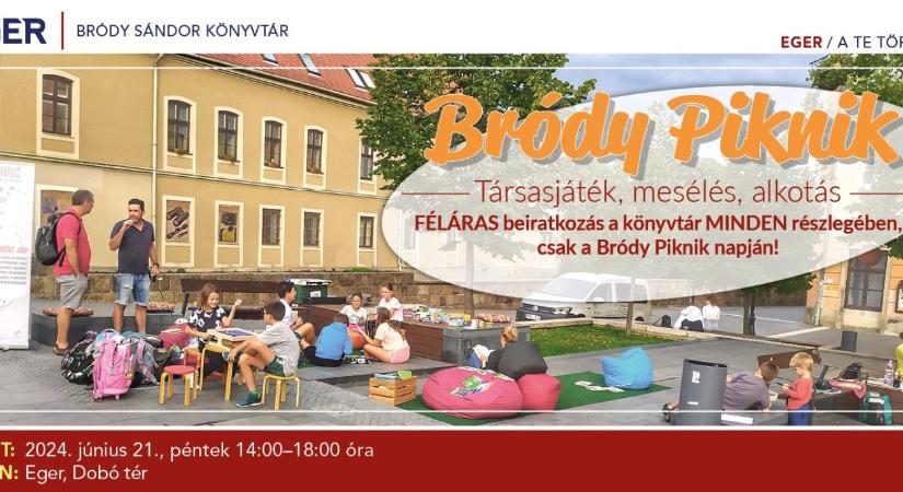 Újra Bródy Társas Piknik a Dobó téren!