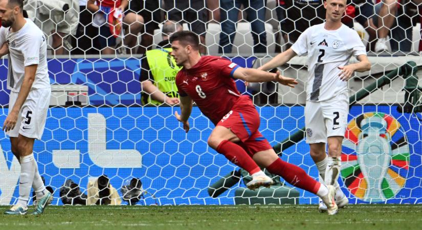 Euro 2024: Luka Jovic mentett pontot a szerbeknek Szlovénia ellen – videóval