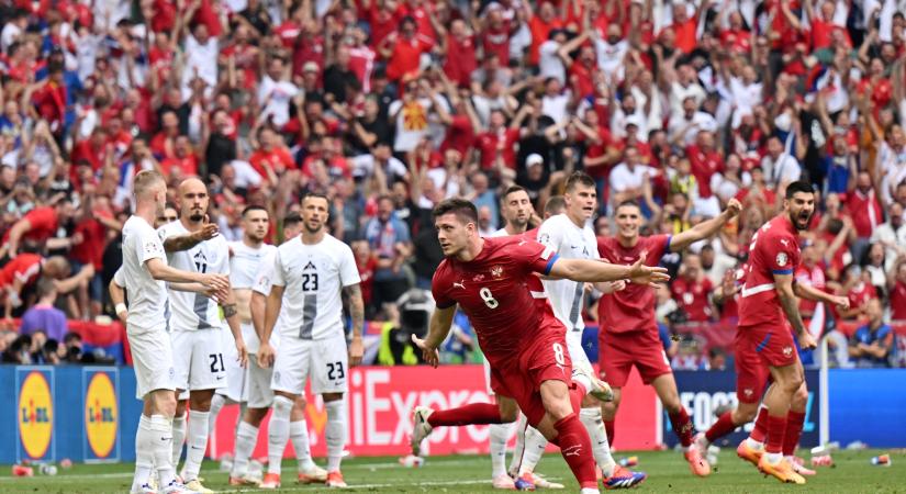 Dráma a szláv rangadón: Szerbia a 95. percben egyenlített