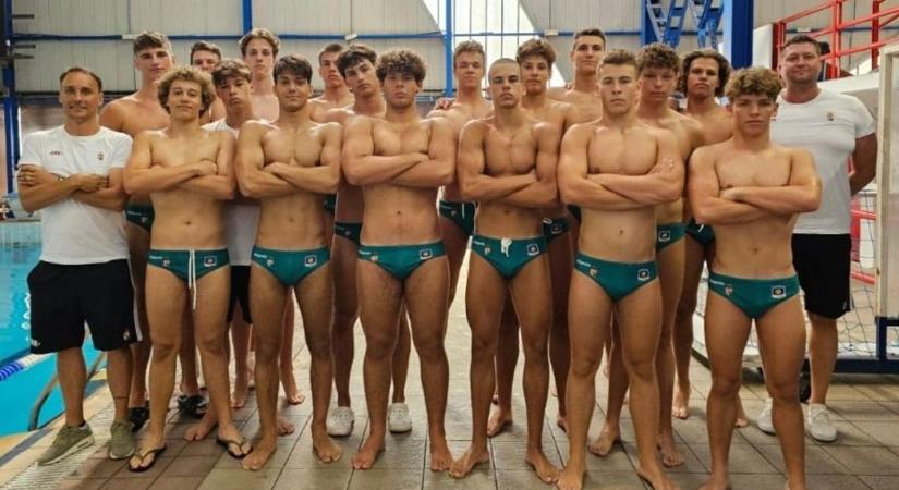 A Szolnoki Dózsa pólósaival lett csoportelső az U16-os válogatott a vb-n