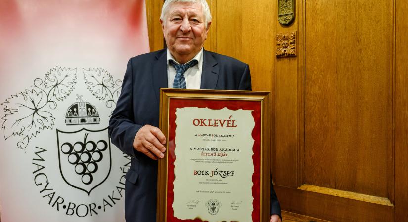 Bock József kapta a Magyar Bor Akadémia Életmű Díját