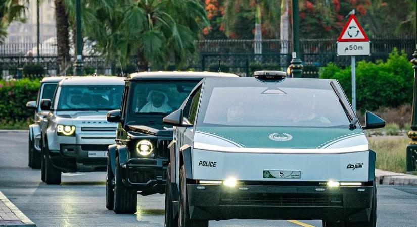 Újabb hihetetlen autót villantott a dubaji rendőrség