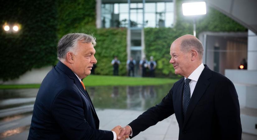 Orbán Viktor a magyar–német csúcsról posztolt