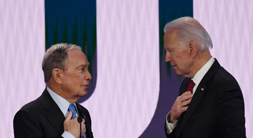 A Bloomberg közel 20 millió dollárt adományozott Biden kampányának