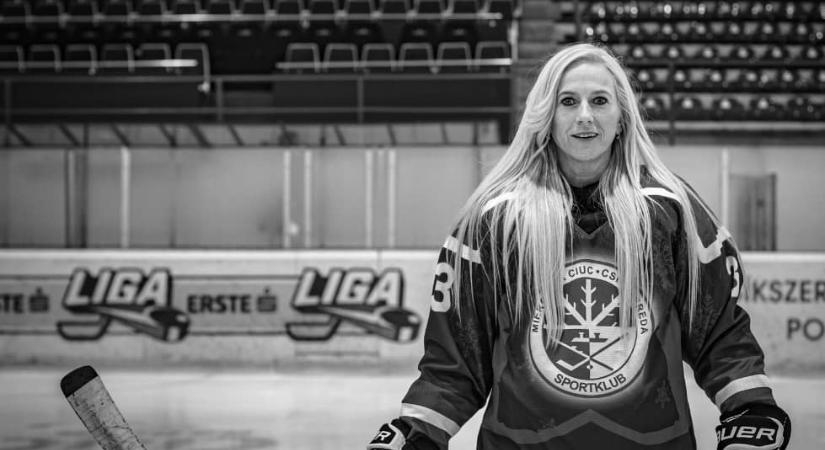 Elhunyt a csíkszeredai női jégkorongozó, Sajtos Katalin – „A harcos megpihen”