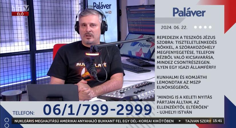 Paláver – Repedezik a teszkós Jézus szobra  videó