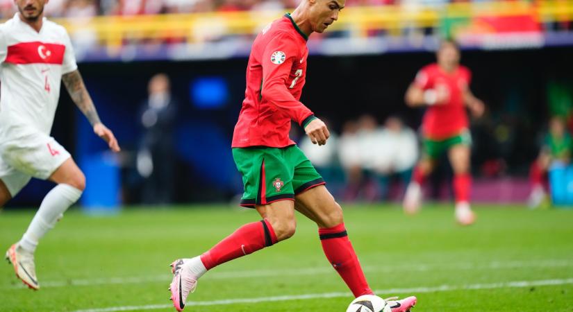 A 39 éves Cristiano Ronaldo történelmet írt az Európa-bajnokságon