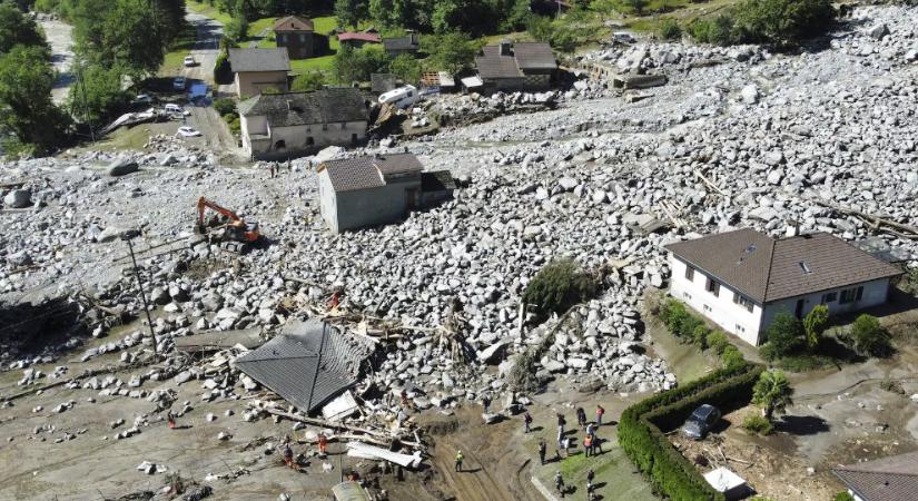 Többen eltűntek a svájci Alpokban a heves esőzések miatt