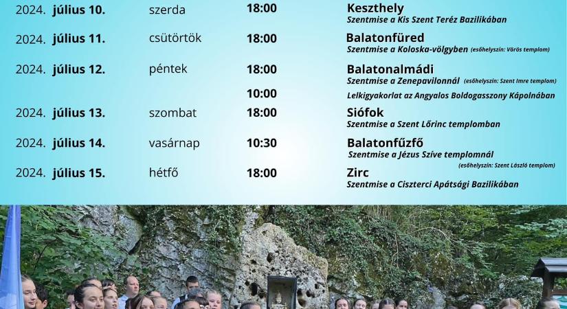 XI. Balatoni Csillagösvény Missziós Körút: Böjte Csaba és gyerekkórusa több tóparti településen