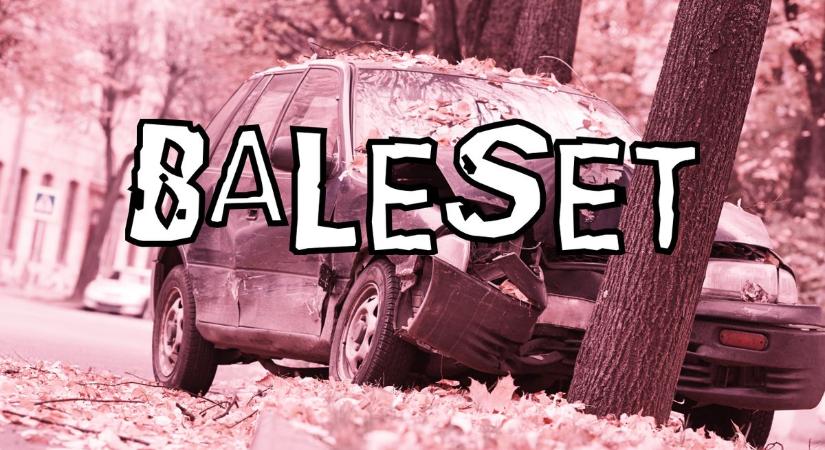 Fának csapódott egy kisteherautó Balsán