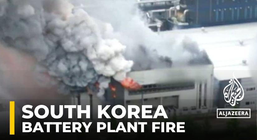 Tragédia egy koreai akkumulátorgyárban: begyulladt a lítium, 20 ember meghalt