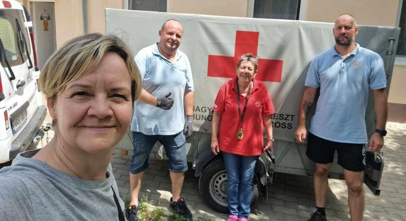 Az ukrán menekültválság kezelésében segítettek a 4x4-esek