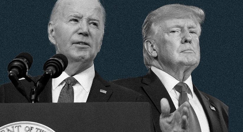 Élő adásban feszül egymásnak Donald Trump és Joe Biden