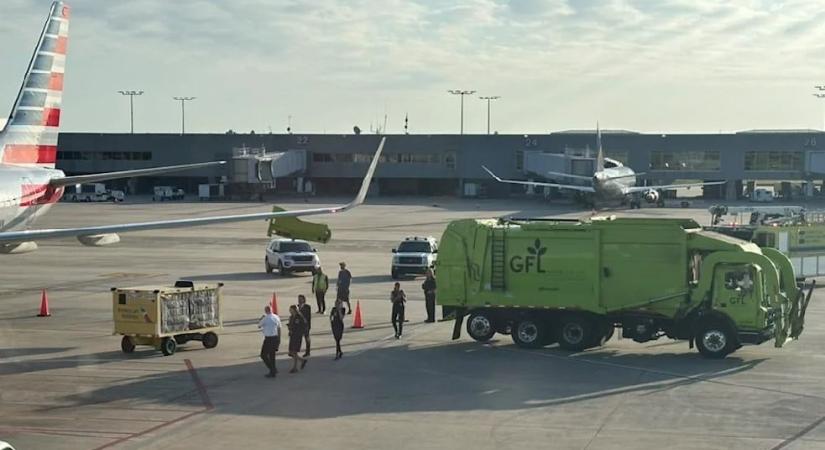 Napi Boeing: most egy kukásautóval ütközött Dallasban