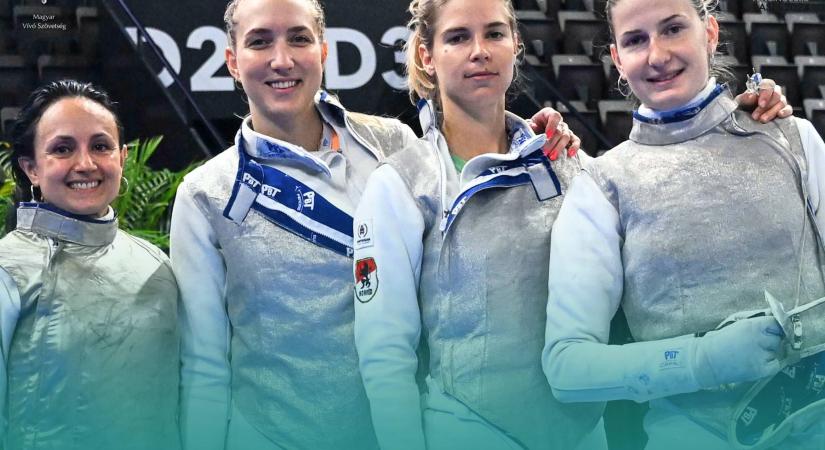 Bravúros teljesítmény az Eb-n: bronzérmes a magyar női tőrcsapat