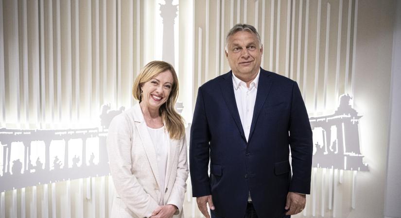 Orbán Rómában találkozik Melonival