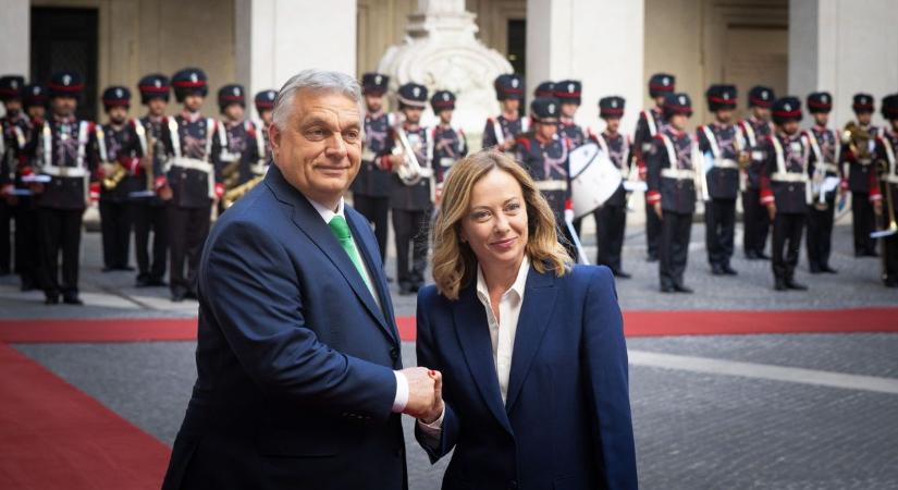 Orbán Viktor Giorgia Melonival tárgyalt Rómában – frissült