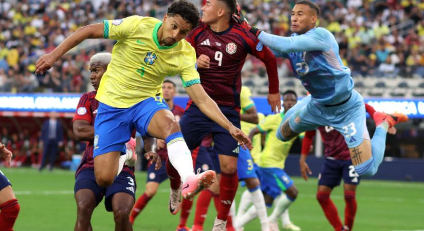 Copa América: a brazilok nem tudták legyőzni Costa Ricát – videóval