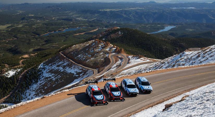 Rekordokat döntött a Hyundai a Pikes Peaken