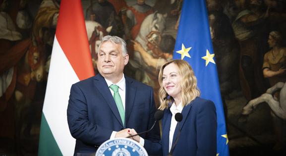 Szép szavakon kívül nem sokat kapott Orbán Viktor Giorgia Melonitól