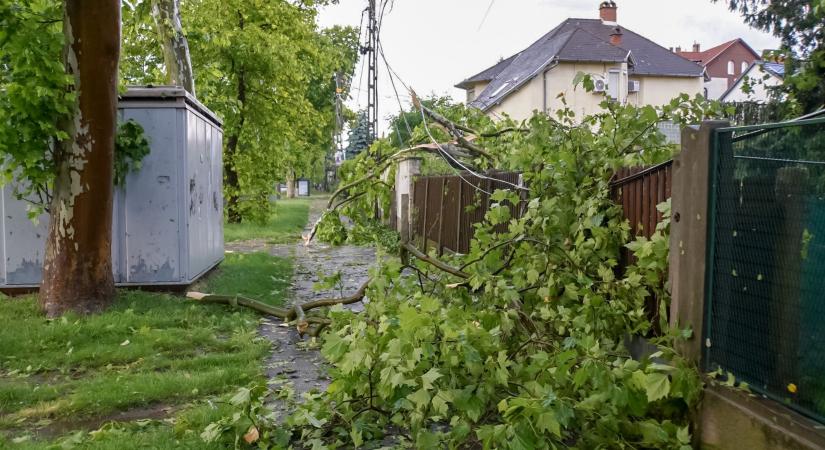 A hétvégi vihar még mindig munkát ad Hajdú-Biharban