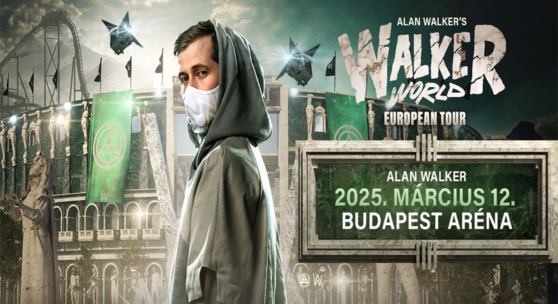 Alan Walker elhozza fantasztikus Walkerworld vidámparkját Budapestre is!