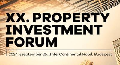 XX. Property Investment Forum, 2024. szeptember 25.