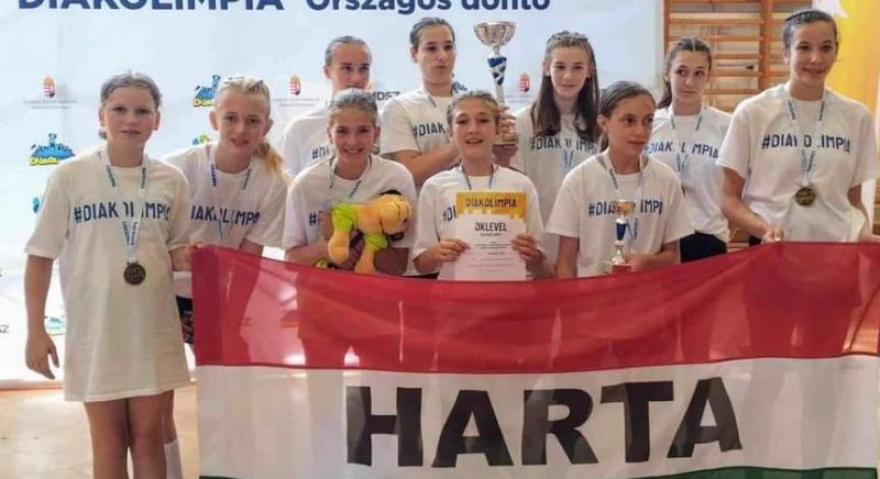 A hartai lánycsapat diákolimpiai bajnok