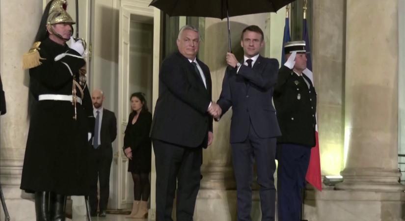 Macron–Orbán-találkozó Párizsban  videó