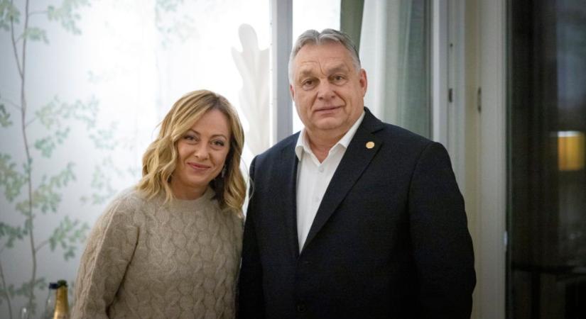 Orbán Viktor és Giorgia Meloni szövetségétől hangos a nemzetközi sajtó