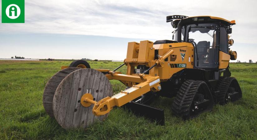 Vermeer RTX1250 traktor: hatékonyabb és erősebb