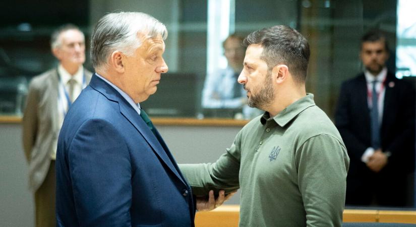Orbán Viktor összefutott Zelenszkijjel az EU-csúcson, kezet is ráztak