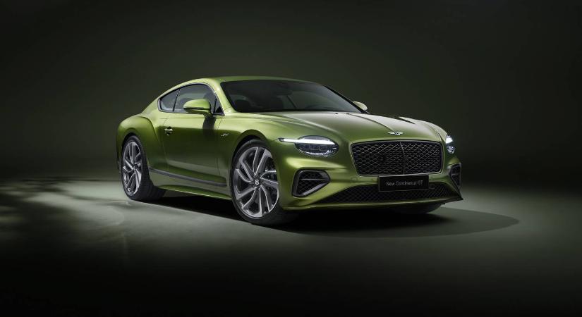 A Bentley ismét tarolt: itt az új Continental GT Speed, a legerősebb modell a márka történetében