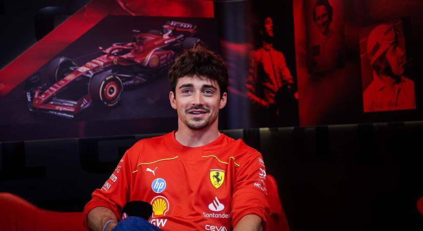 Leclerc nem aggódik, van potenciál a Ferrari autójában