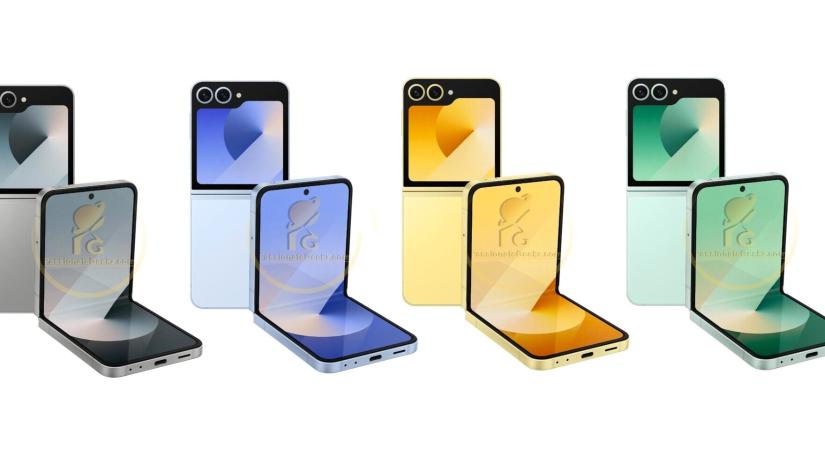 Sajtóképeken a Galaxy Z Flip6 színválasztéka