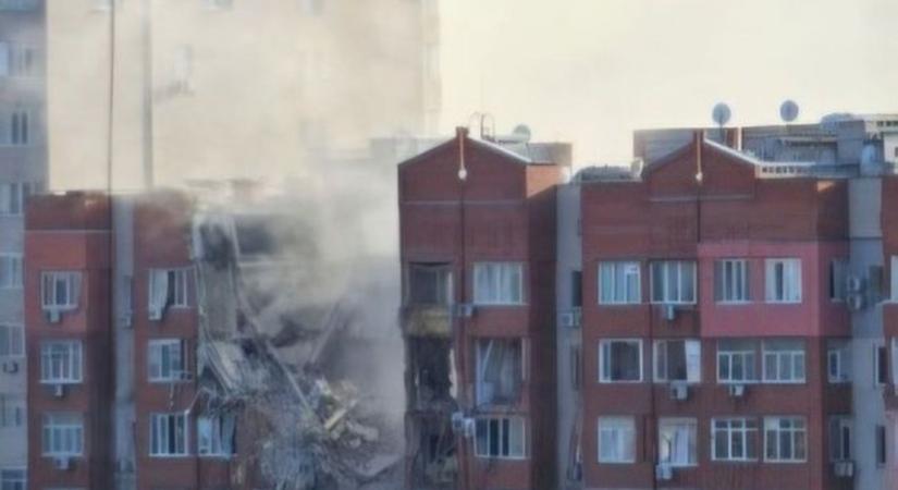 Kilencemeletes épületet támadtak az oroszok Dnyipróban: sebesültek is vannak