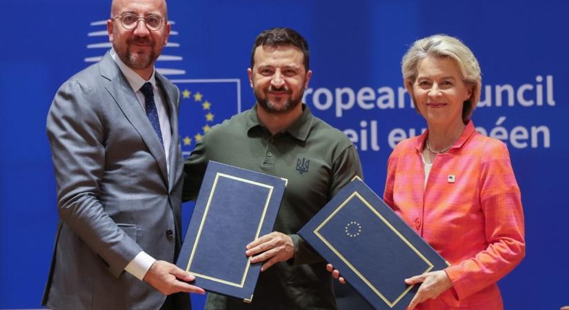 Az EU biztonsági kötelezettségvállalási megállapodást írt alá Ukrajnával