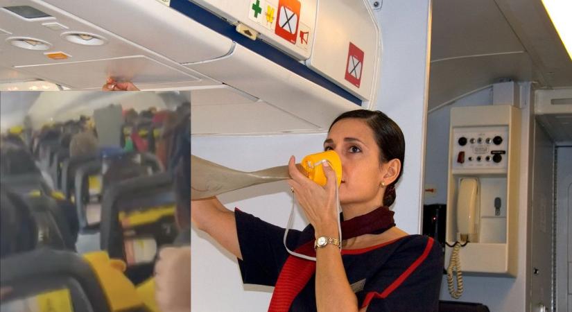 Üvöltöttek az utasok, amikor a pilóta vészhelyzetet hirdetett ki