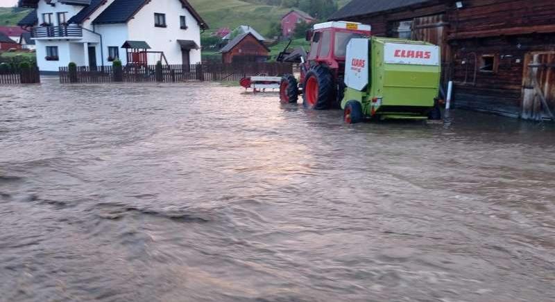 Villámárvíz sújtott egy Hargita megyei települést