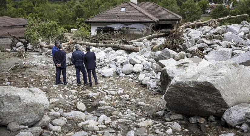 Már halálos áldozatai is vannak a katasztrofális svájci időjárásnak