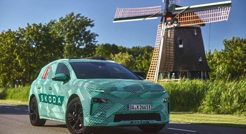 Álcázva vezettük a Škoda következő elektromos autóját