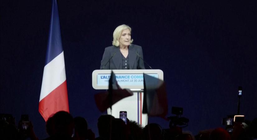 Hatalmas győzelmet aratott Marine Le Pen pártja  videó
