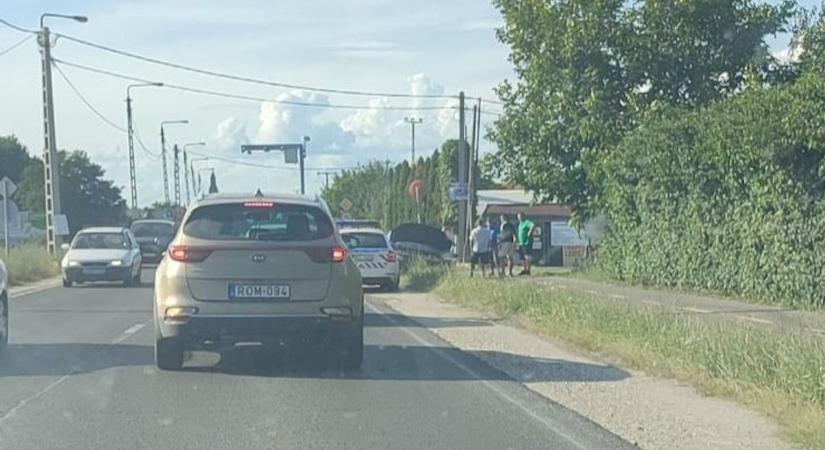 Két autó ütközött Mályiban - fotóval