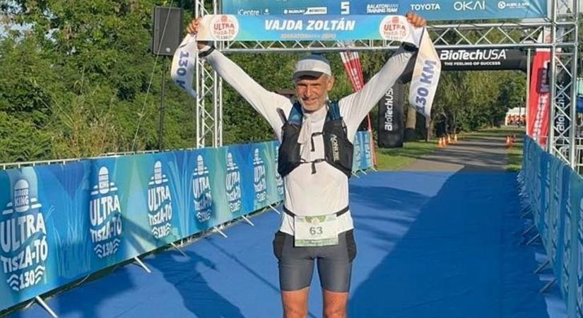 A kecskeméti Vajda Zoltán megnyerte az Ultra Tisza-tó versenyt
