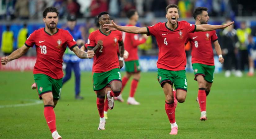 Tizenegyespárbaj után Portugália jutott a negyeddöntőbe