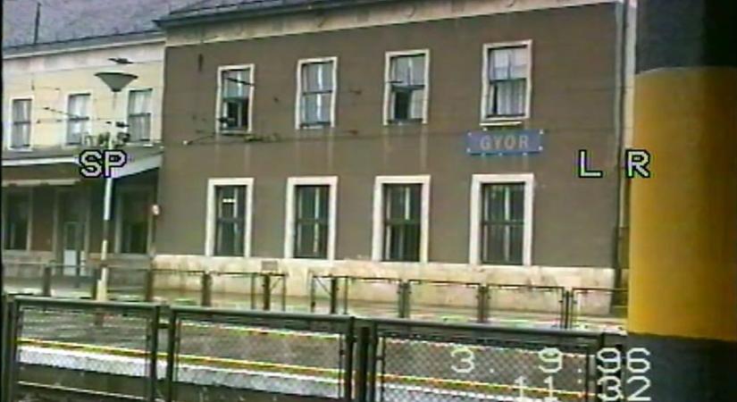 Van, ami nem változik: így festett 1996-ban a győri vasútállomás