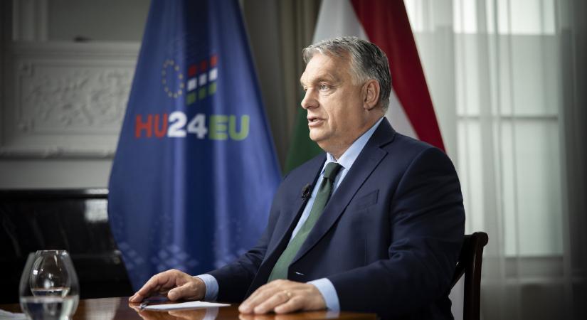 Orbán a soros magyar elnökség logójával reklámozza új európai pártcsaládját