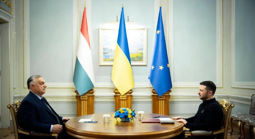 Zelenszkij fogadta Kijevben Orbán Viktort