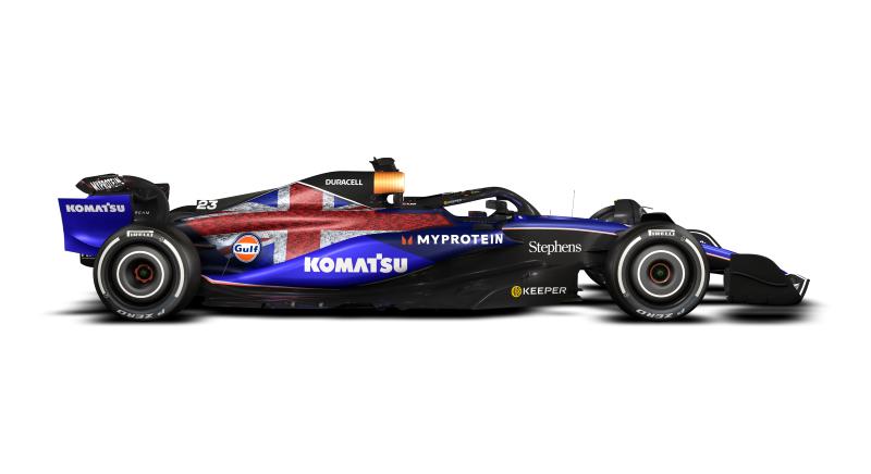 Fotó: ezzel a speciális festéssel indul a hétvégi F1-es Brit Nagydíjon a Williams