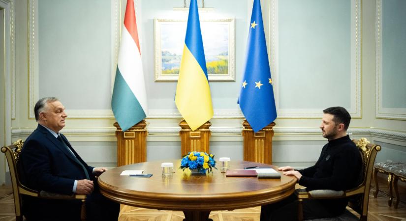 Orbán találkozott Zelenszkijjel Kijevben